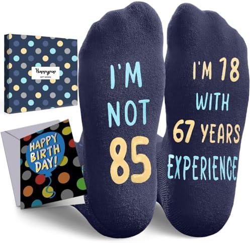 85th Birthday Gifts Socks
