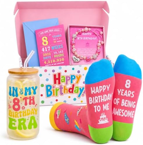 8th Birthday Gifts for Girls Socks