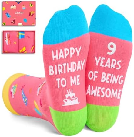 9th Birthday Gifts for Girls Socks