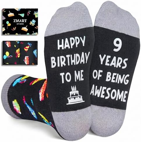 9th Birthday Socks for Child