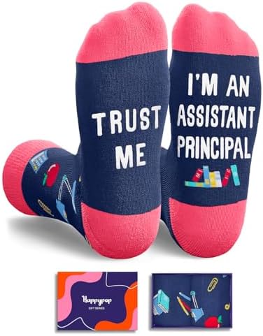 Assistant Principal Appreciation Gifts Socks