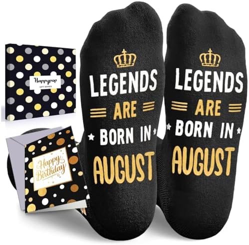 August Birthday Gifts for Men Socks