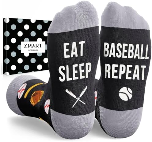 Baseball Gifts for Men Teen for Sports Lovers Socks
