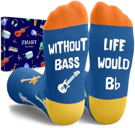 Bass Guitar Gifts for Teens Socks