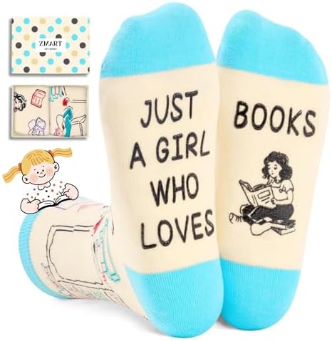 Book Lover Gifts for Women Socks