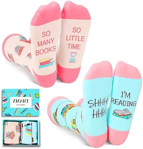 Book Lover Gifts I'm Reading Socks for BookLovers Readers