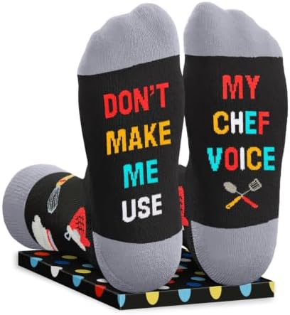 Chef Gifts for Men Women Socks