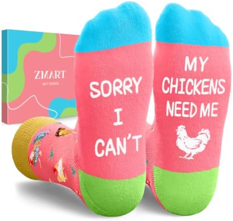 Chicken Socks for Women Rooster Men