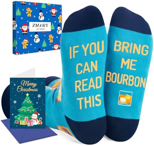 Christmas Bourbon Gifts for Men Socks