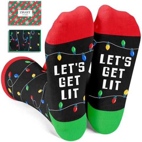 Christmas Gifts Socks for Kids Light