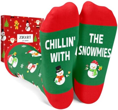 Christmas Gifts Stocking Socks Secret Santa Snowman