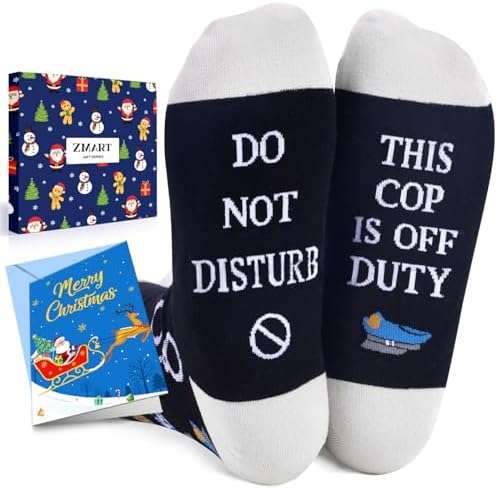Christmas Police Officer Gifts Socks