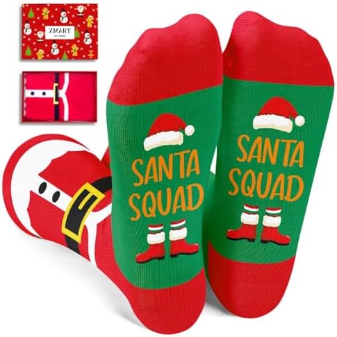 Christmas Socks for Women Men Santa Holiday Gifts for Teens