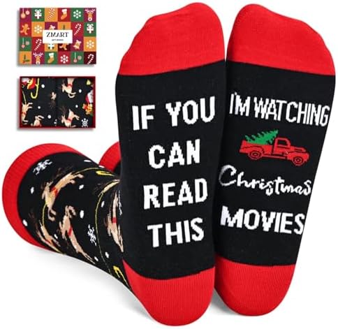 Christmas Stocking Stuffers Holiday Xmas Movie Socks