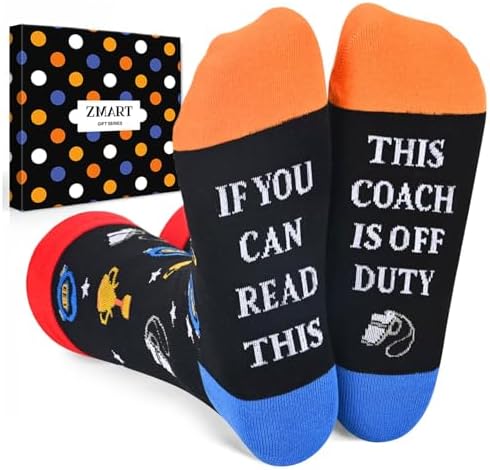 Coach Gifts for Men Women- Football Socks