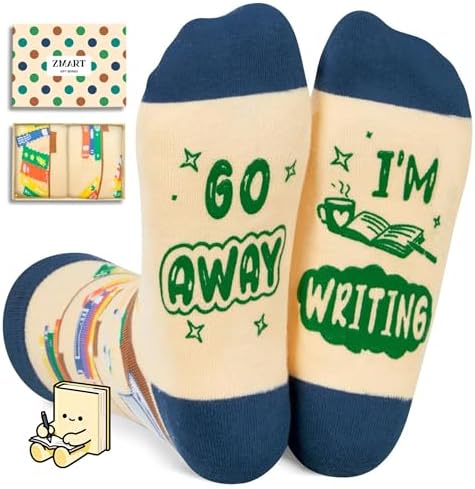 Cool Gifts for Writers Authors Socks