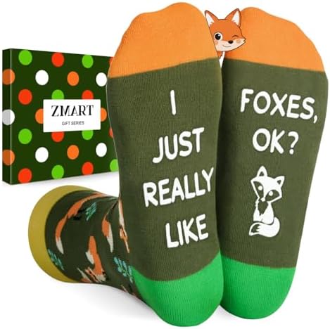 Cute Fox Gifts for Women Socks