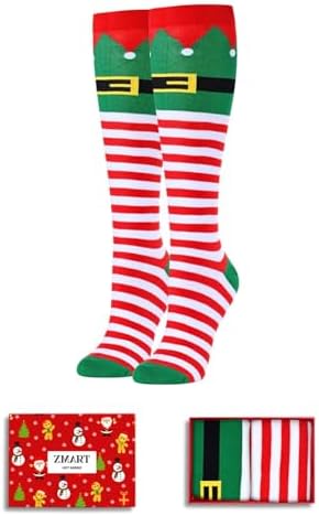 Elf Knee High Socks