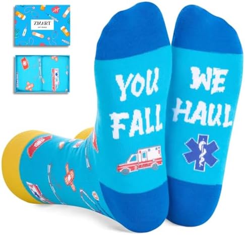 EMT Gifts for Men Women Funny EMS for Him EMS Week Gift Socks