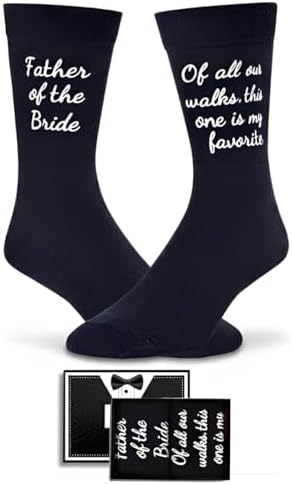 Father of the Bride Gifts Wedding for from Daughter Socks