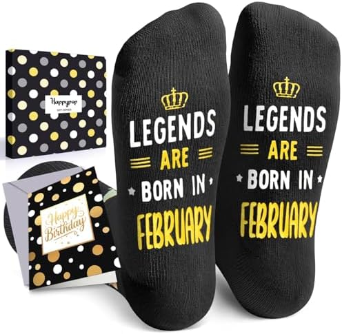 February Birthday Gifts for Men Socks