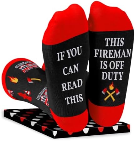 Firefighter Gifts for Men Socks