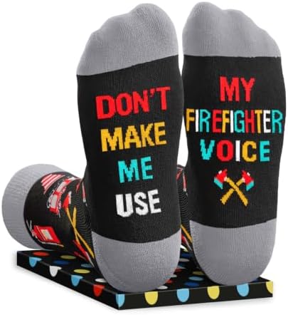 Firefighter Gifts for Men Women Socks