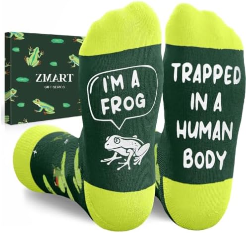 Frog Gifts for Women Men Socks