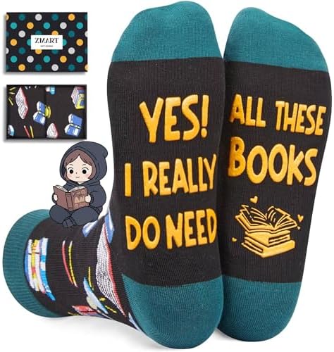 Funny Book Lovers Gifts Ideas Socks