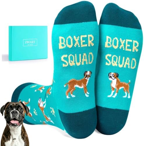 Funny Boxer Dog Gifts Socks