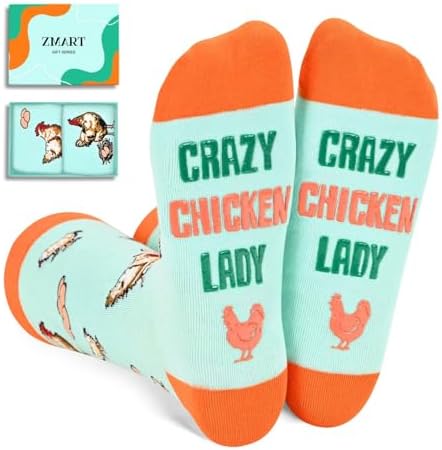 Funny Chicken Gifts for Women Socks