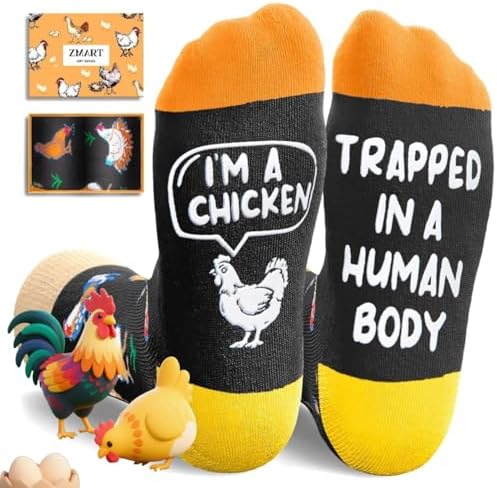 Funny Chicken Gifts Rooster Socks