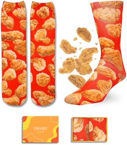 Funny Chicken Nugget Gifts Socks
