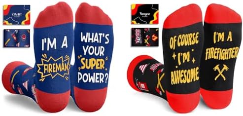 Funny Firefighter Gifts Socks
