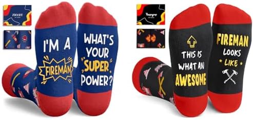 Funny Fireman Gifts Socks