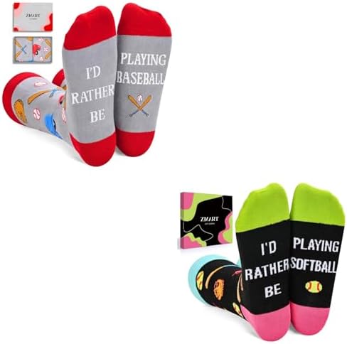 Funny Gifts Socks Baseball & Softball