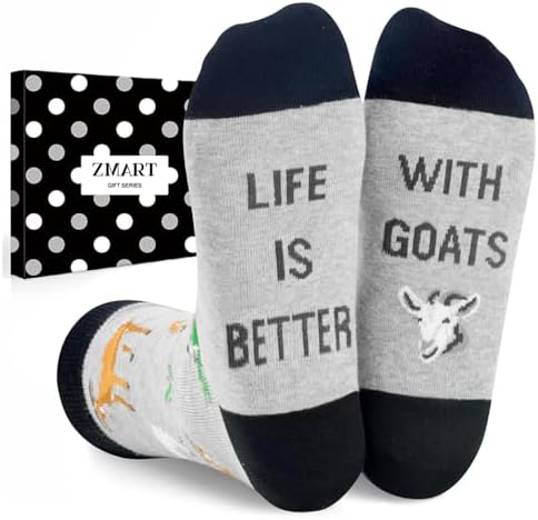 Funny Goat Gifts Socks