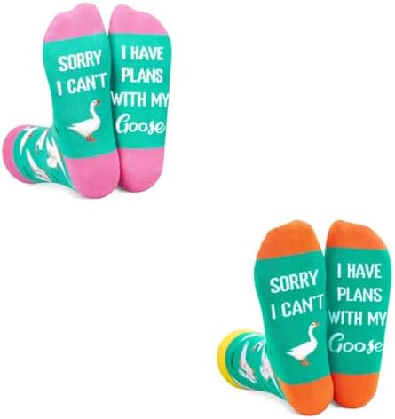 Funny Goose Socks for Women Men