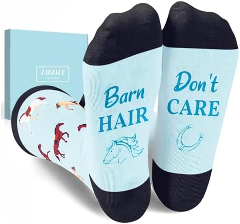 Funny Horse Gifts Equestrian Socks for Men and Women