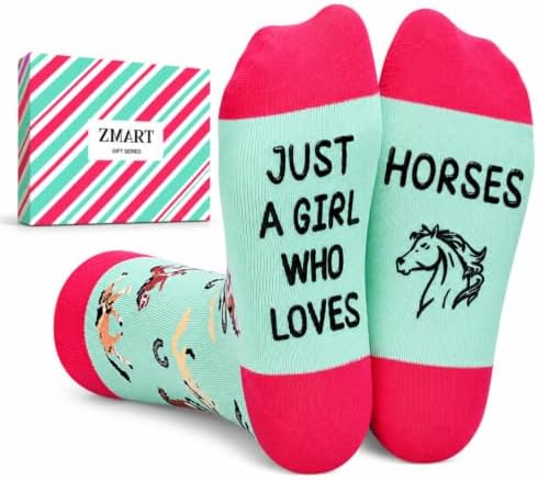 Funny Horse Socks for Girls