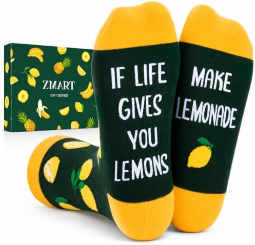 Funny Lemon Gifts for Lovers Socks