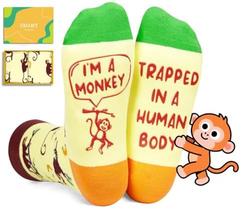 Funny Monkey Gifts Socks