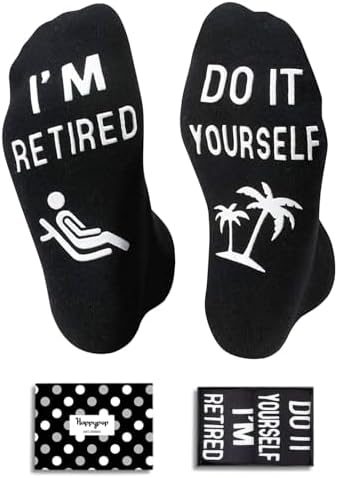 Funny Retirement Socks