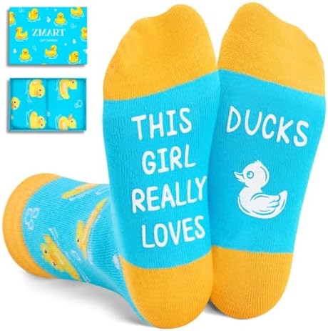 Funny Rubber Duck Socks Girls