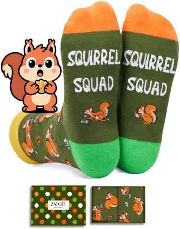 Funny Squirrel Gifts Socks