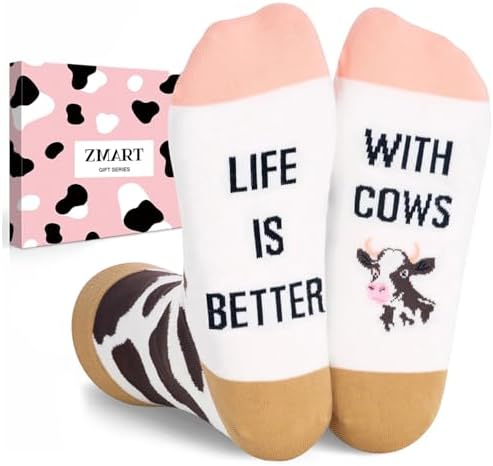 Fuzzy Cow Socks