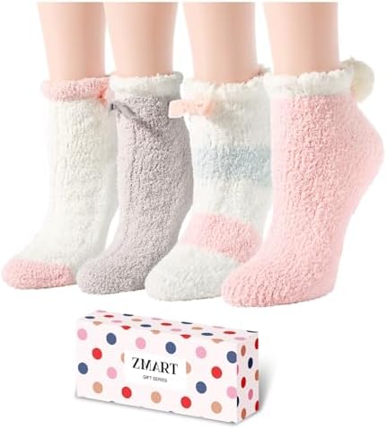 Fuzzy Socks with Grips