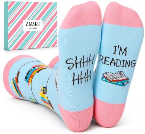 Gifts for Book Lover Women Socks