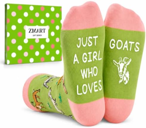 Goat Gifts for Women Girls Socks