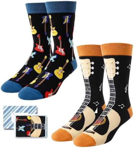 Guitar Gifts for Men Socks